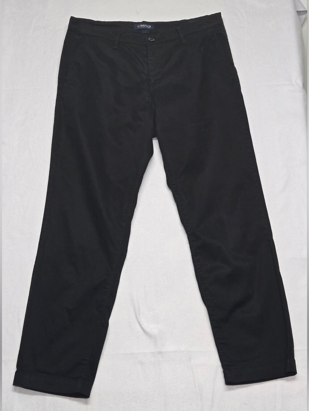 Nautica 10/30 Tencil Ankle Trousers Black Pants Business Casual